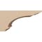 Ekena Millwork 7"W x 14"D x 7"H Wide Hughes Rough Cedar Woodgrain TimberThane Corbel, Primed Tan CORUR07X14X07HUGRCPR - alternate 5